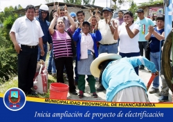 MÁS DE 61 FAMILIAS SERÁN BENEFICIADAS CON LA AMPLIACIÓN DE PROYECTO DE ELECTRIFICACIÓN