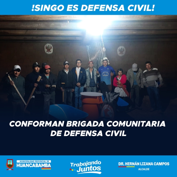 CONFORMAN BRIGADA COMUNITARIA DE DEFENSA CIVIL